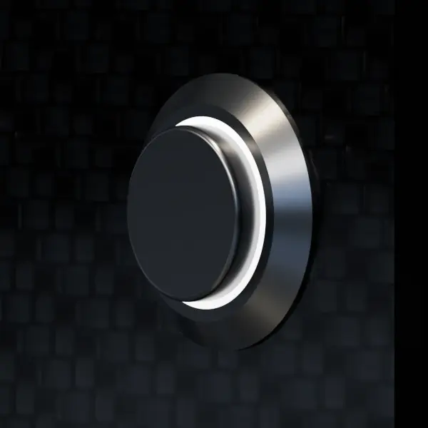 Imagem da JJB-Slim Type A com foco nos botões em LED