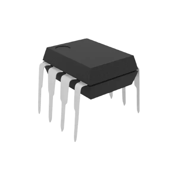 Imagem de uma eeprom DIP-8, circuito utilizado na gravação de dados da JJLC-01