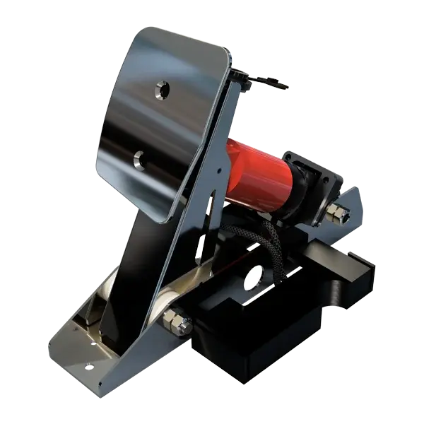 Imagem renderizada do pedal Logitech com a LoadCell JJLC-01