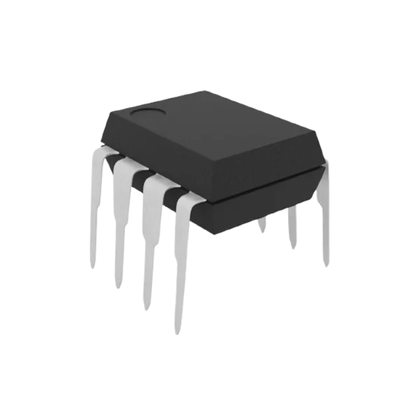 Imagem de uma eeprom DIP-8, circuito utilizado na gravação de dados da JJLC-01